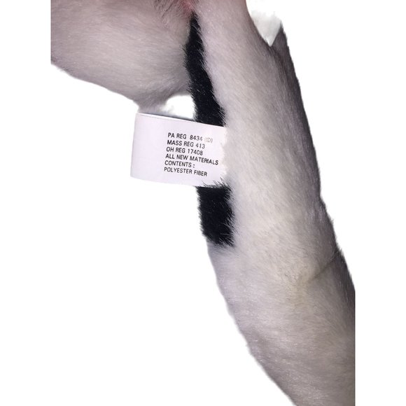 Vintage WILD REPUBLIC White and Black Lemur with Yellow Eyes, Black Tail and Pin - Picture 8 of 10